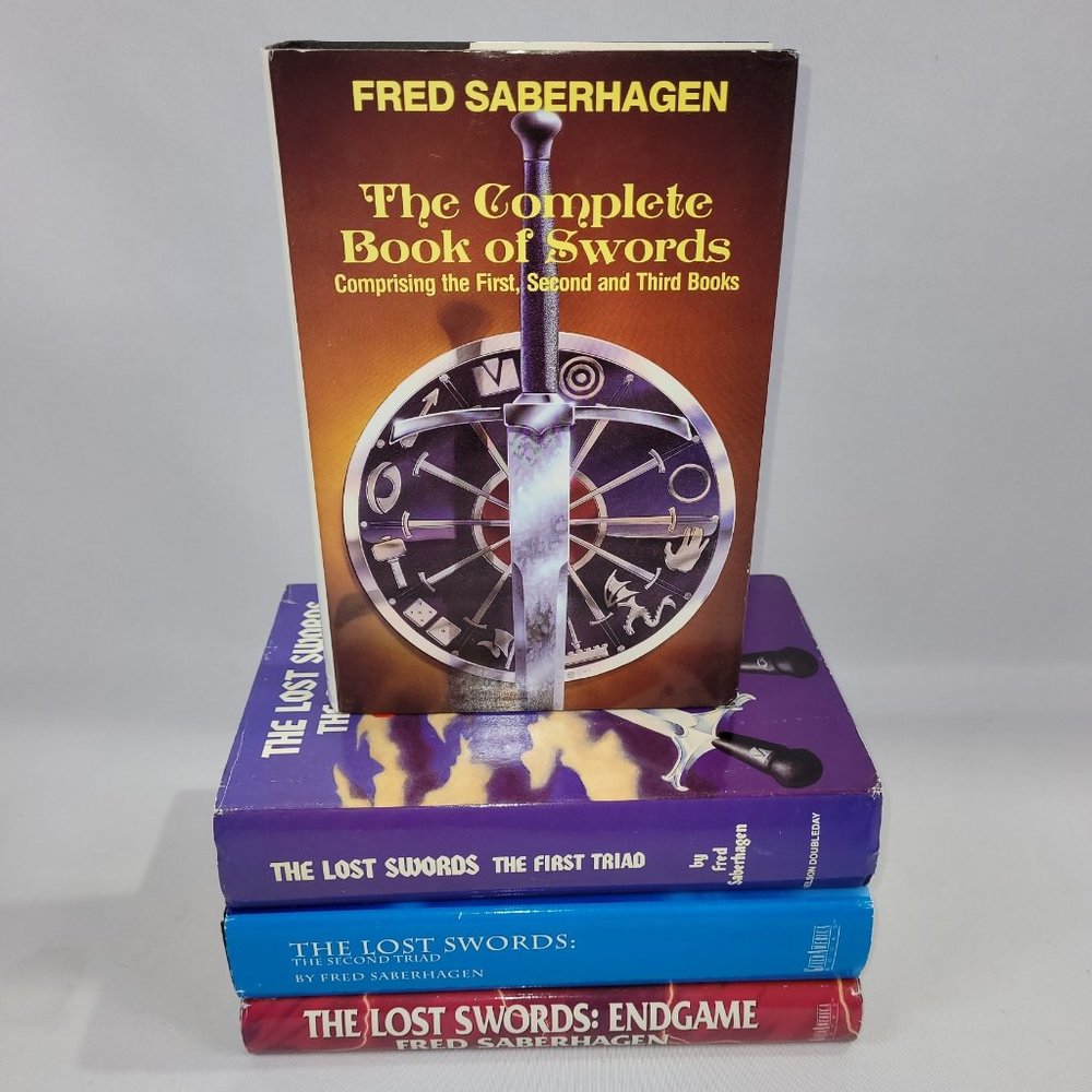 Fred Saberhagen Book Lost Swords Complete Set 4 Hardcover Book Club Lot Novel